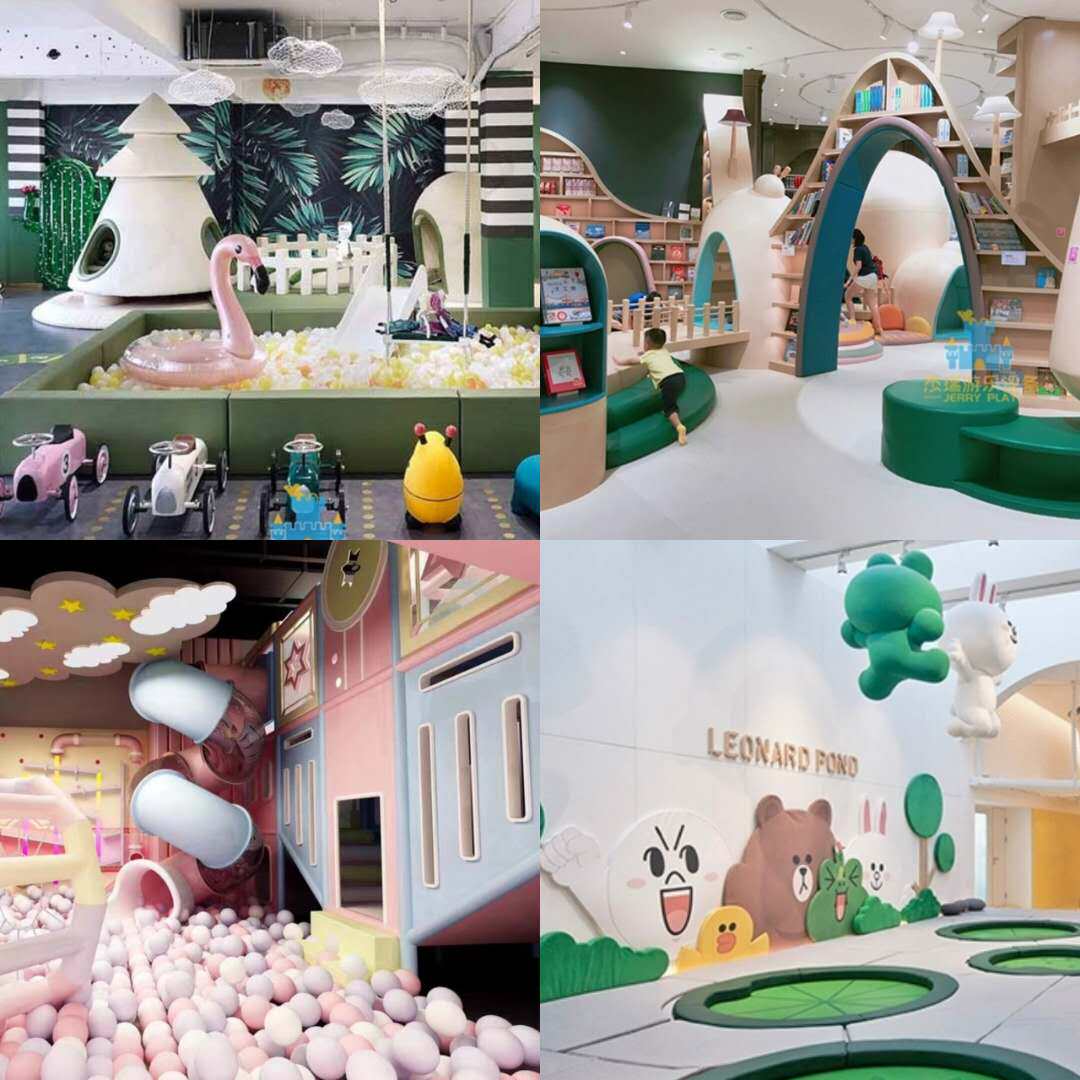 Naughty Castle Park Software Climbing Sports Combined Early Education Center Slide Ladder Customizable Children Parent-child Dining Room Decorations