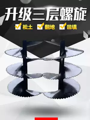 Small cultivator rotary tiller accessories Hesheng outer monopolizer spiral ditch opener with shaping Luo Xuan backfiller backfill knife