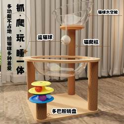Cat Climbing Rack Cat Nest Cat Tree Integrated Big Cat Special Small Wooden Cat Shelf Space Capsule Pet Supplies