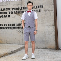 Жилет, рубашка, шорты, штаны, галстук-бабочка