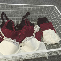 (Full 68)VOGANA Cannes second store sexy chest pad lace underwear underwear bra set fat MM