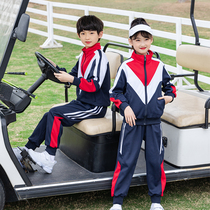 Elementary School Uniforms Spring Autumn Winter Suit Red Three Sets Sports First Grade Class Clothes Middle School Students Kindergarten Garden Clothes
