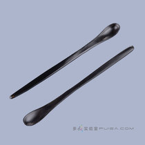 Horn medicine spoon Three-piece set of about 150 220mm long single horn spoon Micro weighing medicine spoon Sampling spoon