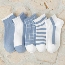 Socks women spring and summer thin cotton ins tide socks women low-top shallow mouth cute Japanese cotton sweat-absorbing and breathable