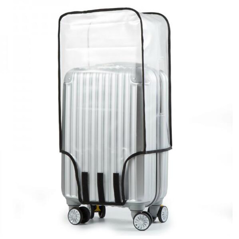 PVC transparent suitcase cover waterproof and abrasion resistant suitcase protective sleeve 24 28 30 30 inch pull-lever box anti-dust thickening