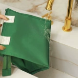 Японский большой термос, сумка для ланча, льняная сумка, простой и элегантный дизайн