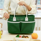 Японский большой термос, сумка для ланча, льняная сумка, простой и элегантный дизайн