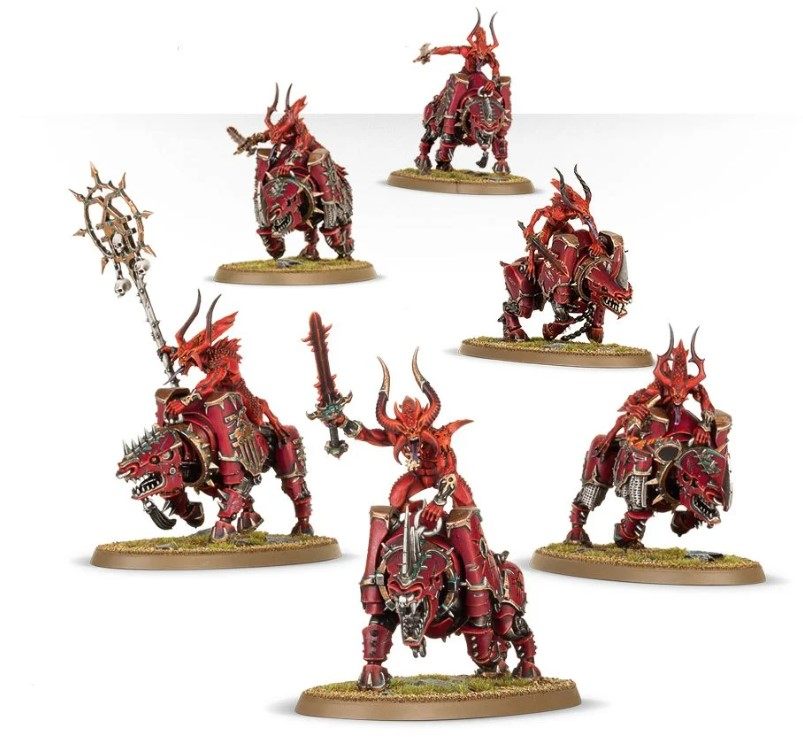 战锤40K AOS混沌恐虐恶魔放血鬼钢牛三人板件:战锤世界的狂热化身-其它棋牌/桌面游戏-淘宝好物网