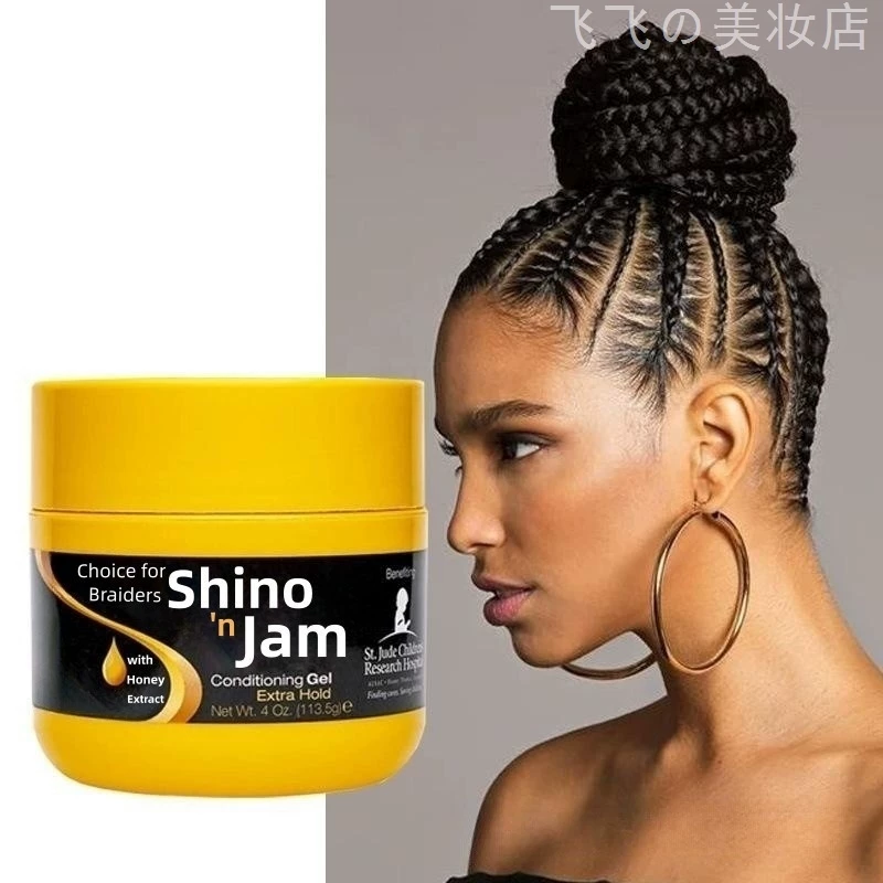 Грязистая коса прическа воск Shine N Jam Braming Lock Кондиционирующий гель-закрепитель 227г