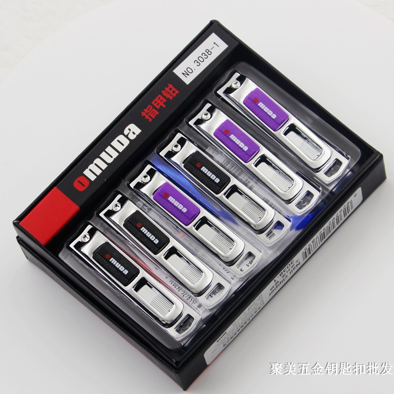 European and American da 3038-1 nail cut midnumber flat mouth folding nail clippers carry stainless steel nail clippers