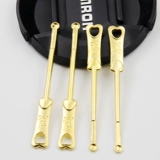 Модные изысканные ушные ложки из нержавеющей стали стейк -engraved уши с заморозоми, копающими заводские цены Прямые продажи