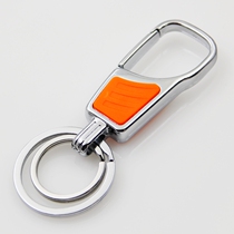 Creative gift keychain car key high quality stainless steel metal key chain mens waist safety lock