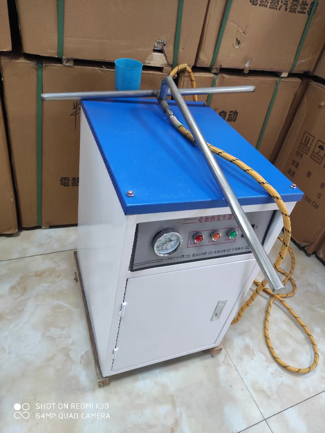 Upgraded version of steam engine steam shrinkage film machine large intra-gall inner bile packer steam heating machine door and window equipment