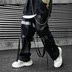 Guochao high street Loose 3M dải phản quang hip hop thiết kế quần âu nam và nữ Quần tây đen và Âu - Quần làm việc quần short nam Quần làm việc