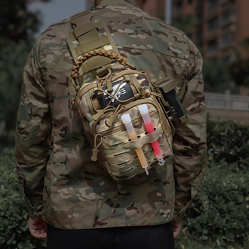 New Indian Fish Tactical Bag Cycling Underarm Bag Messenger Bag Men's Versatile Niche Chest Bag Shoulder Bag Handbag