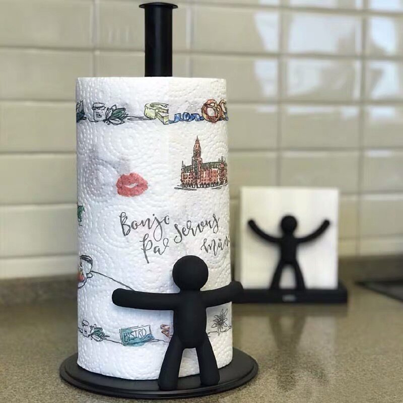 umbra Nordic creative partner paper towel rack table vertical table drum toilet paper rack kitchen with a napkin-free