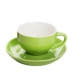 Cốc miệng rộng Cốc cà phê Màu gốm men 300ml Latte Coffee Cup Professional Latte Coffee Cup Cup Cappuccino Cup và Saucer - Cà phê