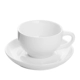 Cốc miệng rộng Cốc cà phê Màu gốm men 300ml Latte Coffee Cup Professional Latte Coffee Cup Cup Cappuccino Cup và Saucer - Cà phê