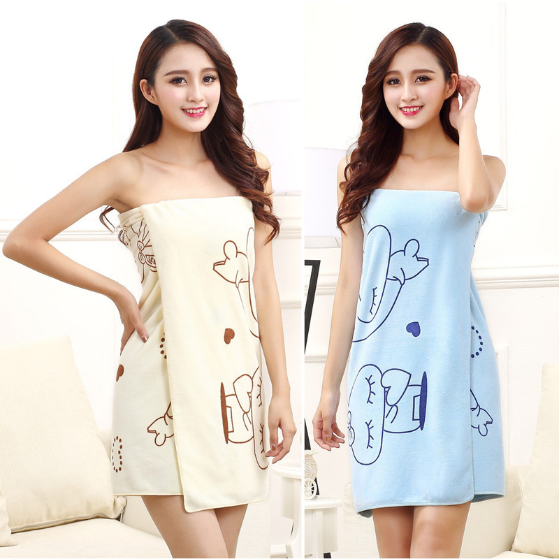 (Buy 4 send 1) Adult bath towels Cartoon Lovers Great Towel Beauty Home Bath Towels Beach Towels Soft With No Hair