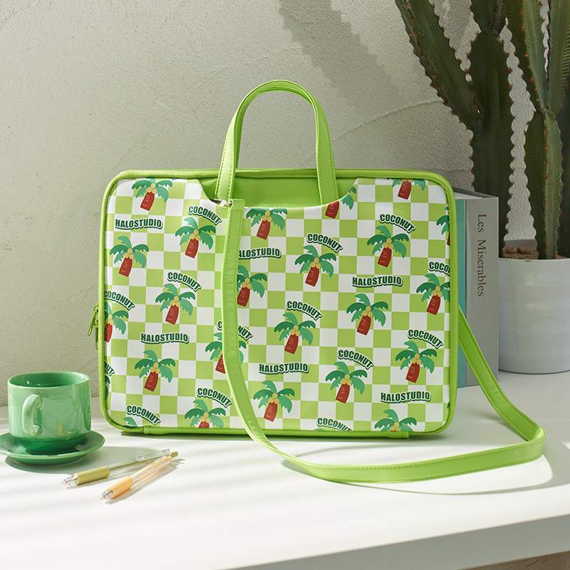 HaloStudio original coconut tree suitable for mac Huawei 11 13 3 15 6 inch shoulder laptop bag