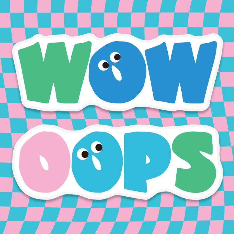 HaloStudio Original WOW Mouse Pad OOPS Ultra-thickening Girls Lovely Desk Pad