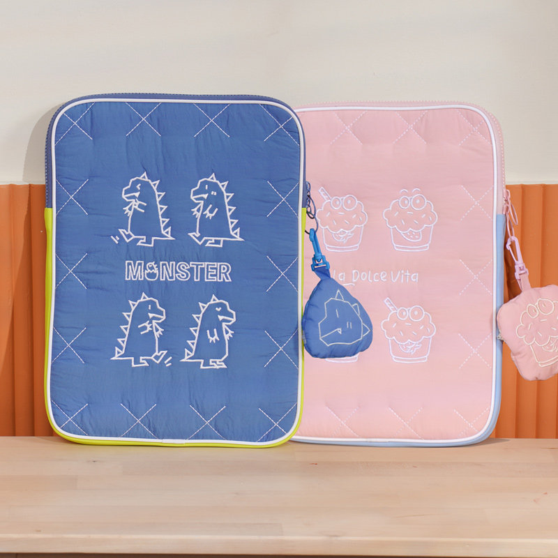 HalStudio applies to Apple's Huawei pen electric bag ipad flat liner bag embroidered computer bag