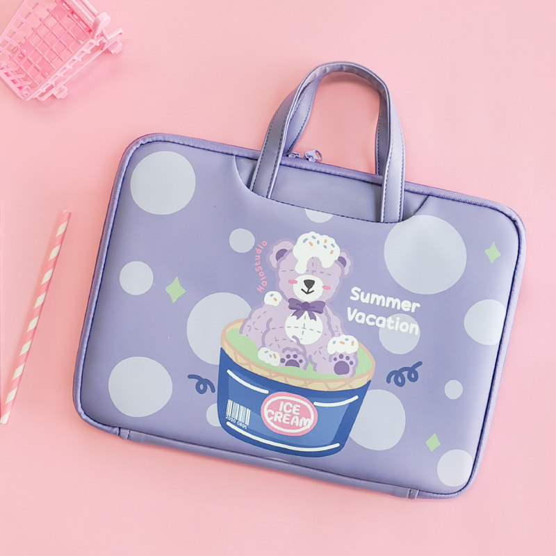 HaloStudio original bear for Apple Huawei Dell laptop bag 13 3 inch laptop bag