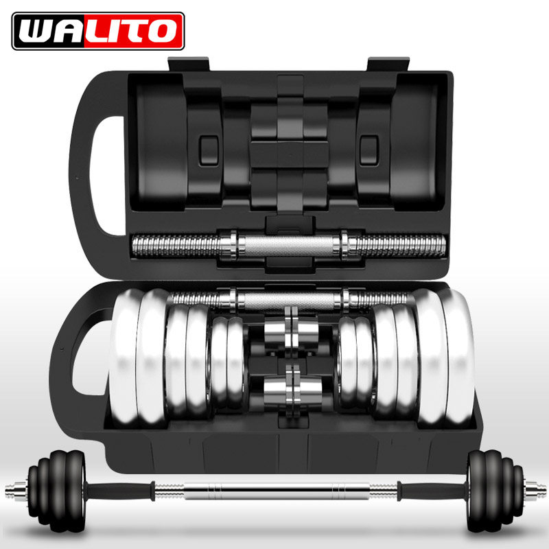 Dumbbell Electroplating 20kg 15kg Fitness Equipment Men's Household Wanli Dumbbell Set Gift Box