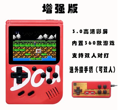 Cool con mini FC cầm tay hoài cổ cho trẻ em máy chơi game Tetris console console PSPNES console console - Bảng điều khiển trò chơi di động
