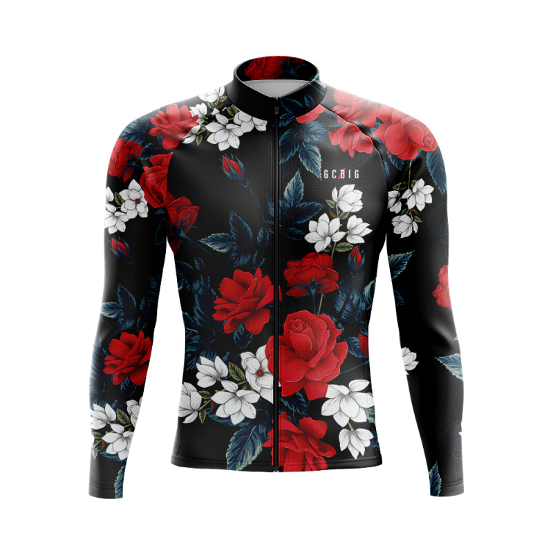 Spring and Autumn Men's and Women's Outdoor Cycling Gear, Breathable Long-Sleeve Cycling Tops, Road and Mountain Bike Jackets