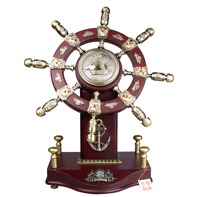 New large helmsman sea helmsman desktop ornaments opening gifts to send leaders home furnishings decoration