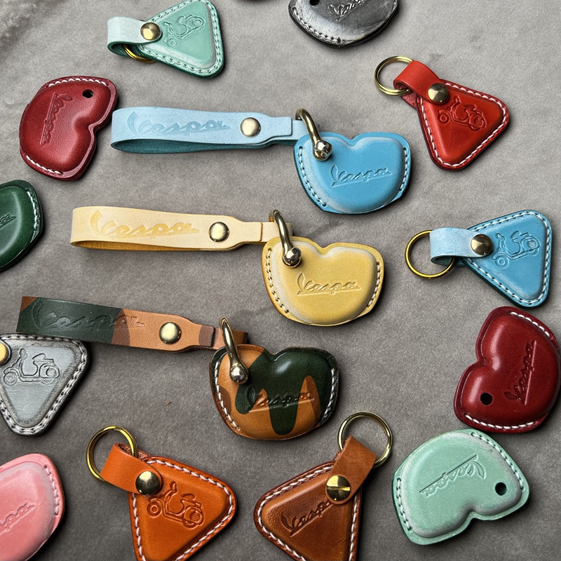 Vespa Key Cover Vespa Key Cover Gts300 Keychain Spring Sprint 150 Vespa Brand Leather Handmade