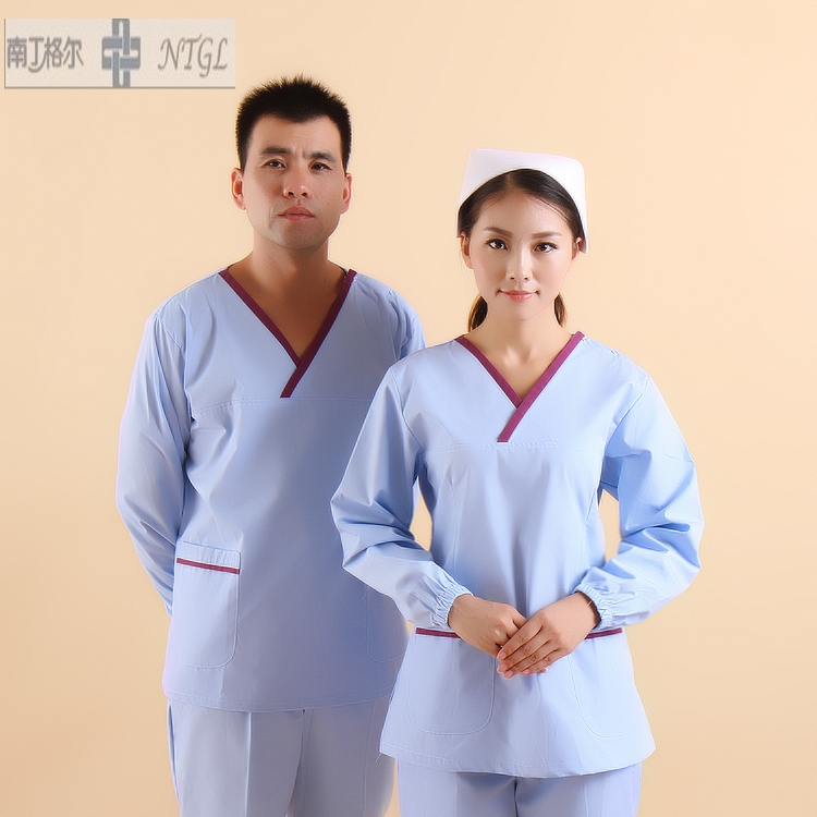 New Nurse Suit Woman Han Edition Handwashing Clothes Winter Clothing Brushed Hand Coat Long Sleeve Oral-in-law Two-piece workwear NP-154