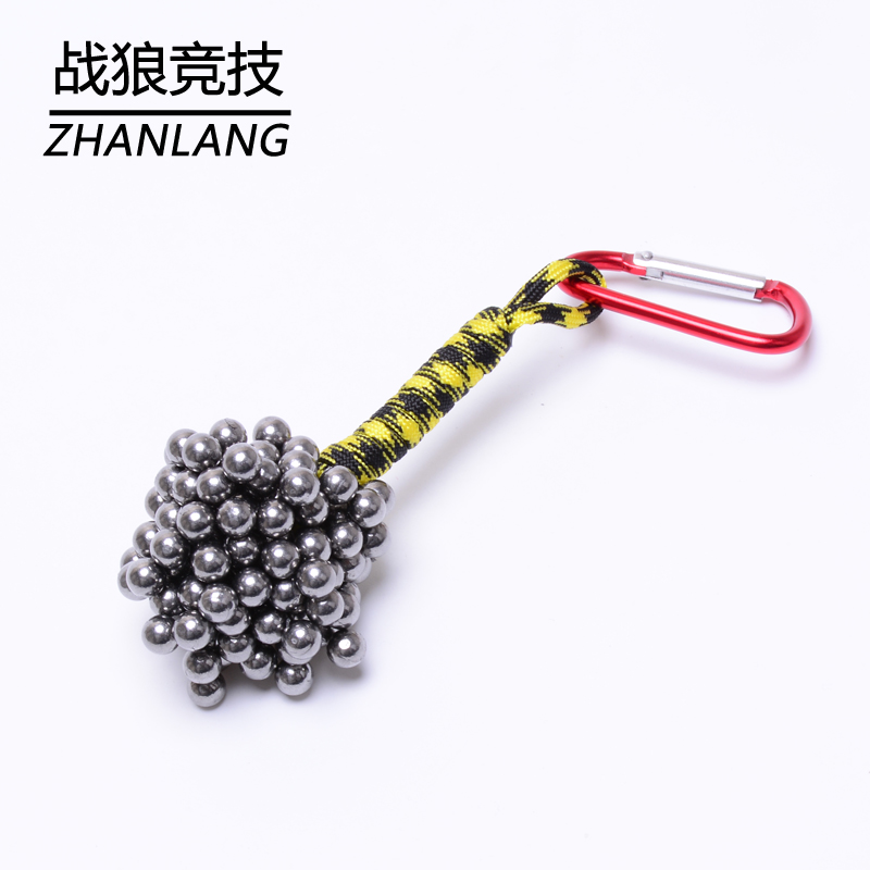 Strong magnetic pendant slingshot special strong magnetic ring strong magnetic pendant umbrella rope pendant magic prop powerful suction steel ball