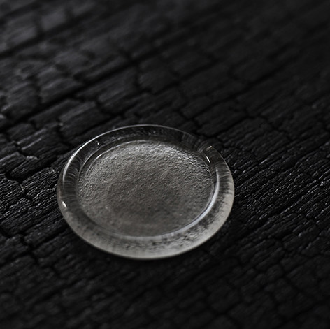 Handmade glazed tea cup cushion crystal tea cup entrusted with small glass day style heat insulation thickened tea cushion tea tea set