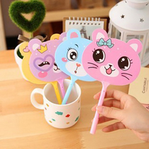 Korean stationery ballpoint pen Cartoon creative small Fan Pen oil pen primary school student kindergarten gift school supplies