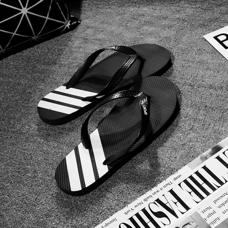 Mùa hè mới flip flops người đàn ông giản dị của bãi biển giày không trượt cá tính dép phẳng và dép thời trang giày