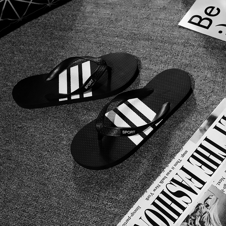 Mùa hè mới flip flops người đàn ông giản dị của bãi biển giày không trượt cá tính dép phẳng và dép thời trang giày