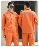 Полиэфирная хлопчатобумажная оранжевая (верхняя + брюки) Полиэфирная хлопчатобумажная ткань