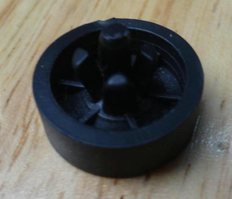 Rubber feet 21*7mm shock-absorbing rubber feet screw-free plug-type self-reinforcing audio anti-shock machine feet