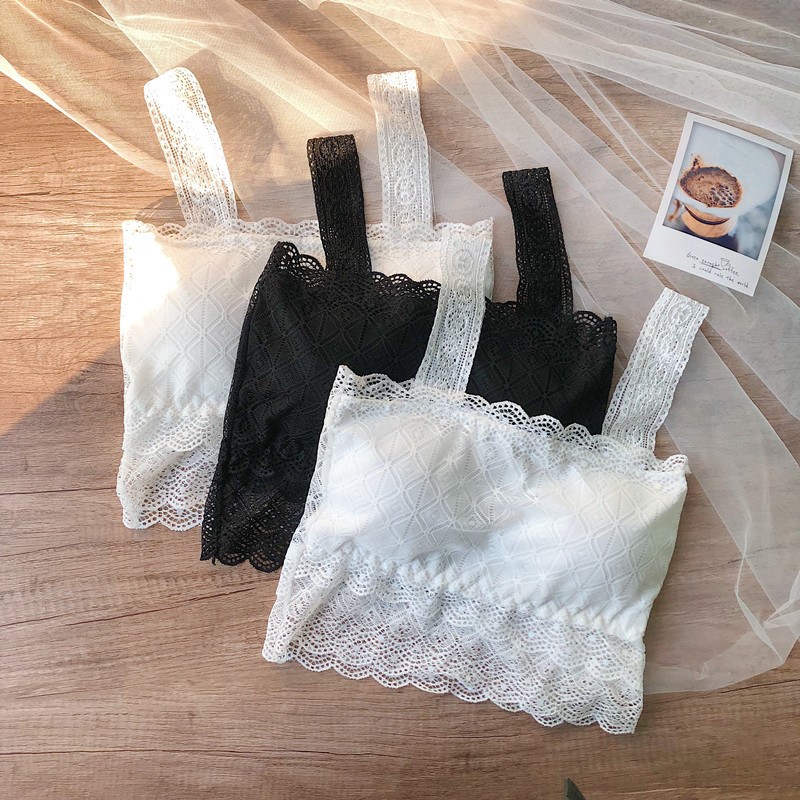 Fashion spring and summer new 100 sexy sling tube top hot ladies lace diamond wrap chest bottoming tube top