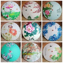 Classical oil paper umbrella kindergarten mall decoration umbrella dance umbrella dance performance craft umbrella Chinese style flower umbrella ceiling decoration