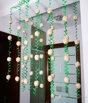 Kindergarten classroom indoor and outdoor creative bamboo products bamboo ball Wicker hanging ornaments beautify environmental materials