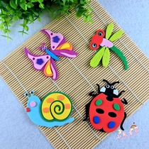 Kindergarten classroom environment layout materials foam three-dimensional butterfly cartoon insect animal wall stickers decorative supplies
