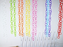 Kindergarten diy creative pendant classroom decoration material window curtain partition pendant indoor hanging decoration