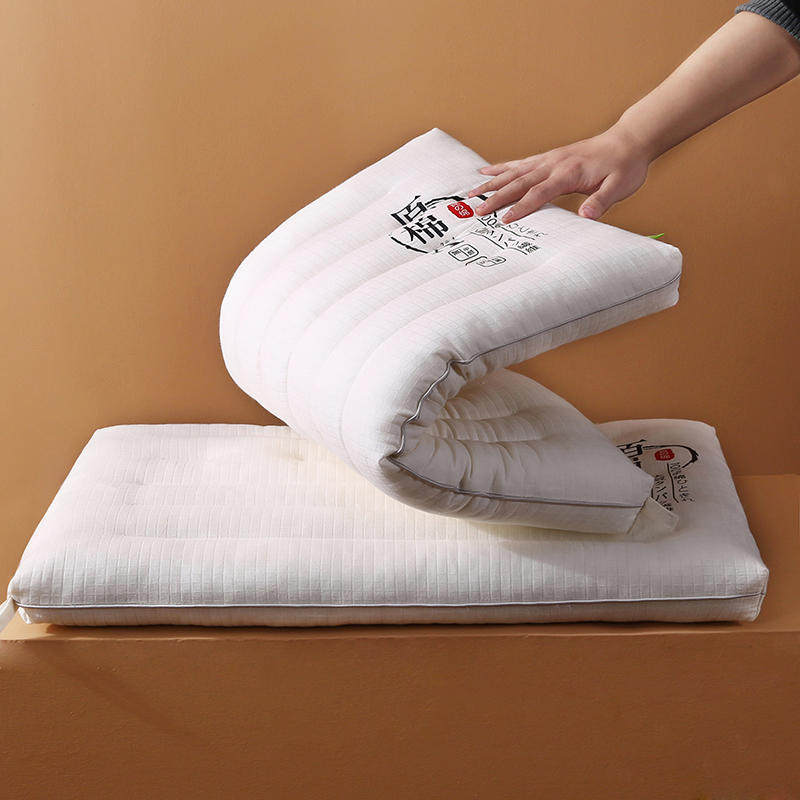 All cotton raw cotton a pillow core can wash pillow household low pillow single rectangular simple neck cushion one pair