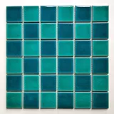 Бассейн керамика тонкая ледяная трещина синяя мозаичная плитка средиземноморская бассейна для бассейна настройка бассейна