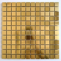 Золотая матовая поверхность 23*23 мм