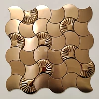 Rose Golden Catey Riblid+Camellia Mirror