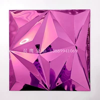 Сиреневый, зеркальный эффект, 300mm